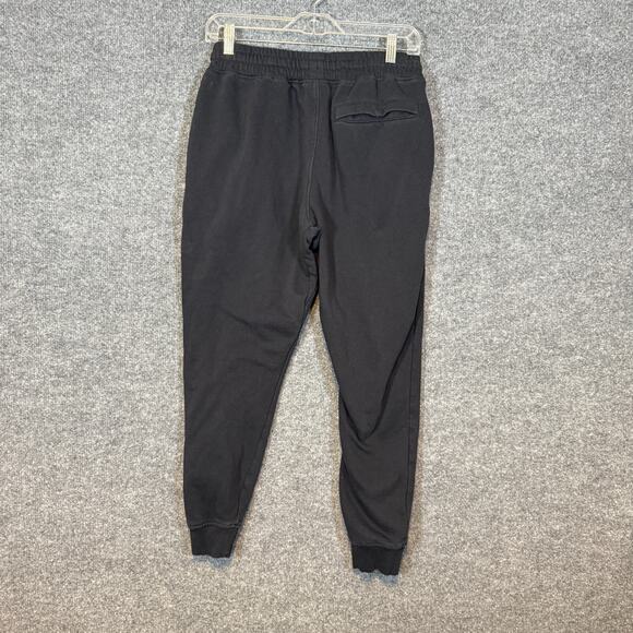 Gymshark Pants Adult Small Black Joggers Fleece Sweatpants Athletic Mens - Picture 8 of 9